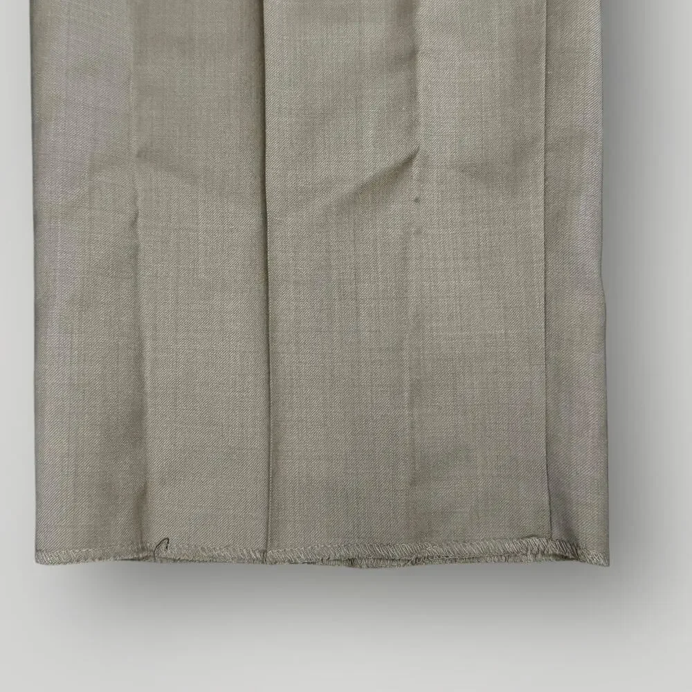 Super 120's Beltrami Italy Men’s Wool Suit Lite Beige - Made in Italy - Picture 13 of 16